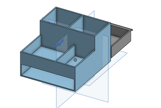 desk organizer 3D model by Kashaf Eman
