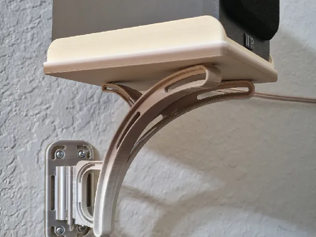 Industrial/Art Deco-Style Satellite Speaker Wall Mount