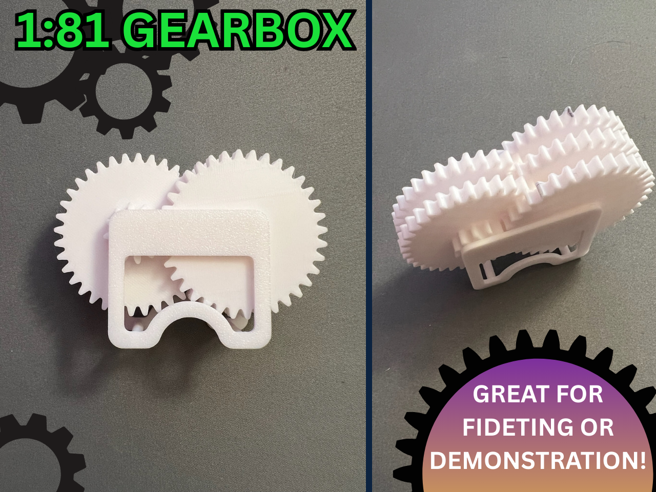 1:81 Gearbox Fidget & Demonstration Model