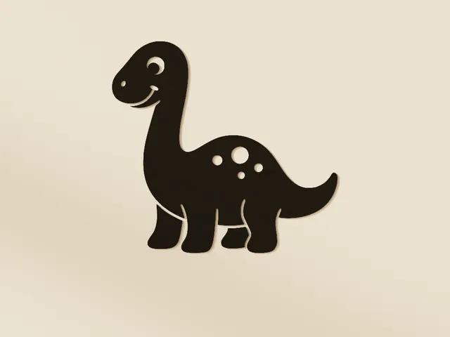 Kids Brachiosaurus Dino Wall Art Print