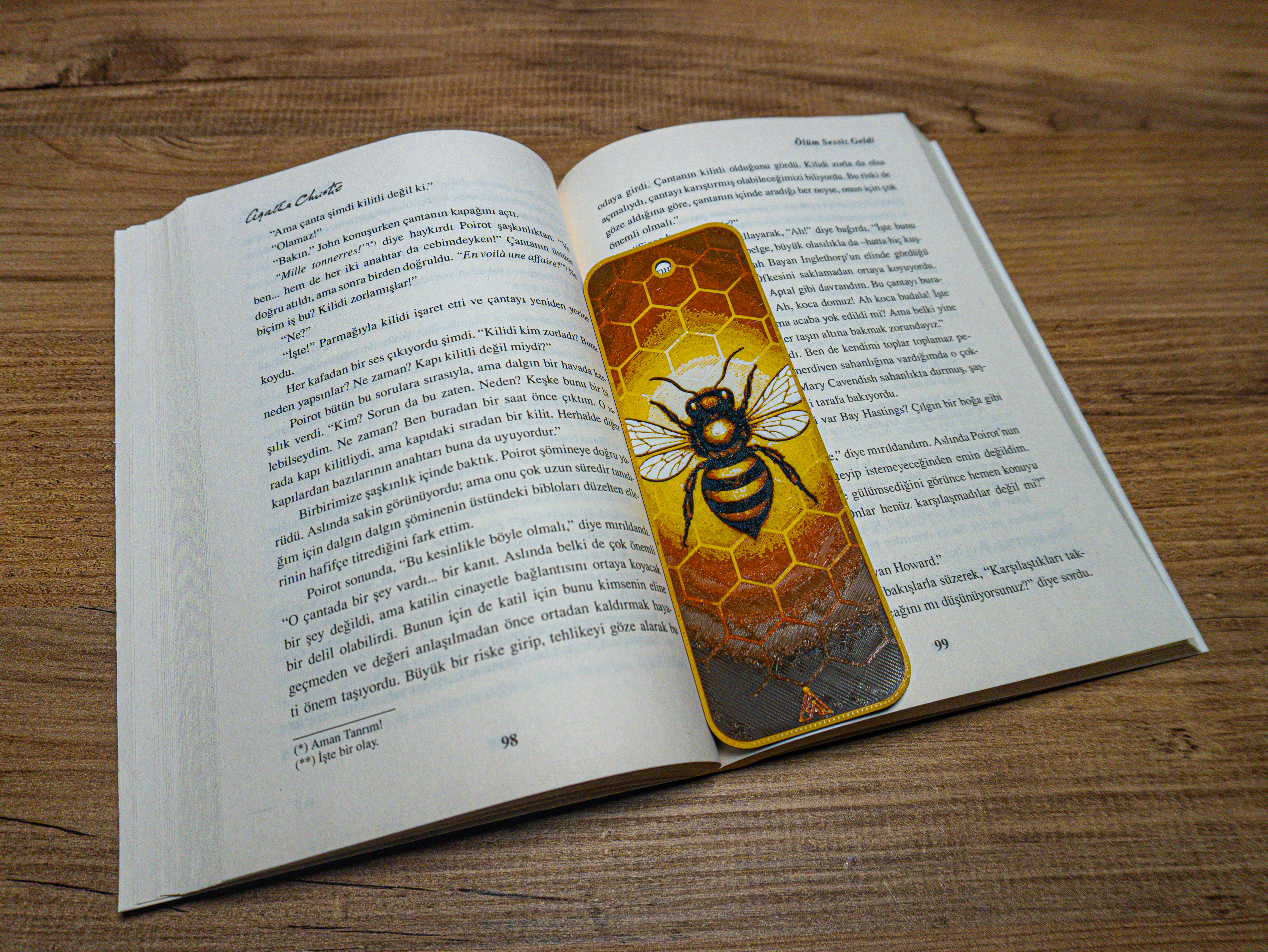 Miniatura 4 do modelo 3D Hueforge Bee Bookmark