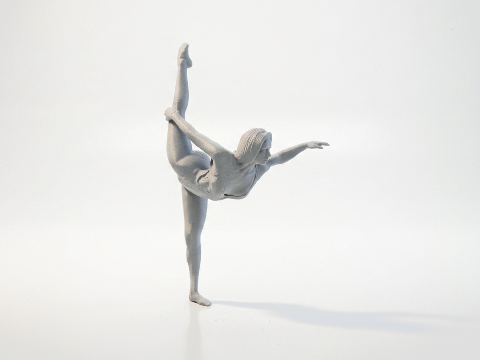 Gymnast Lady Figurine Female Sports 3D Printable