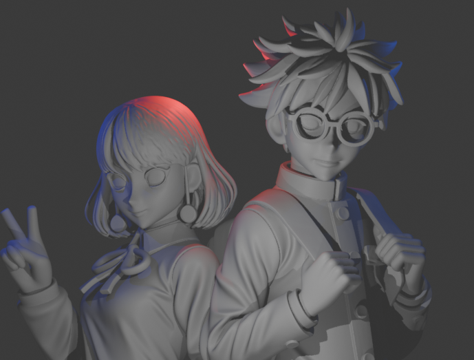 momo y okarun