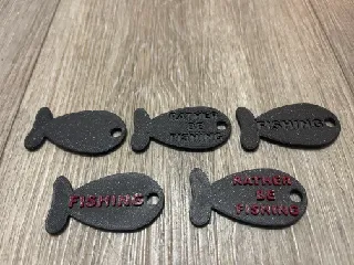 FISH KEYCHAIN 5 MODELS