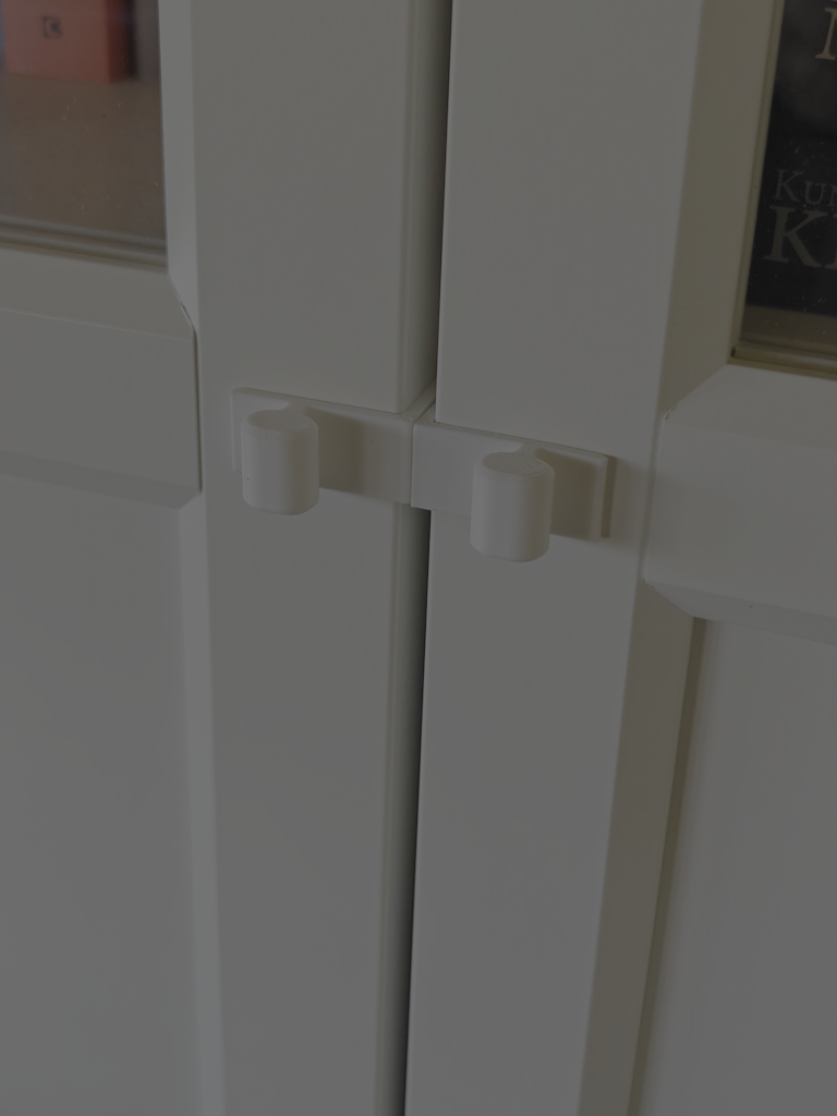 IKEA Billy Oxberg Door no-drill-handle.