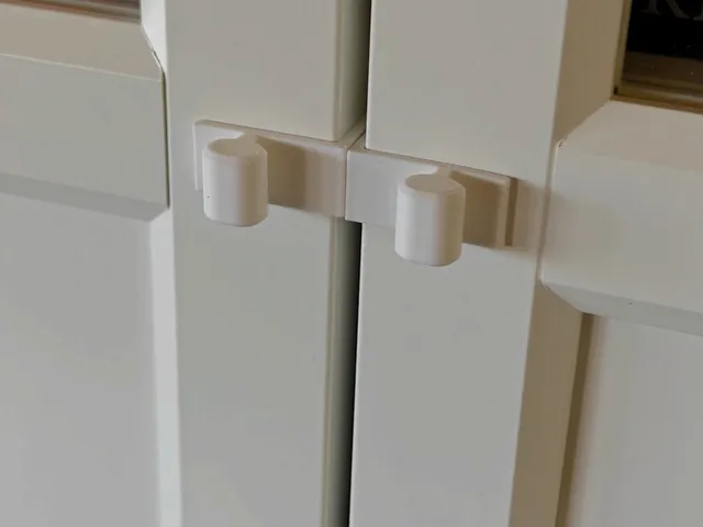 IKEA Billy Oxberg Door no-drill-handle.