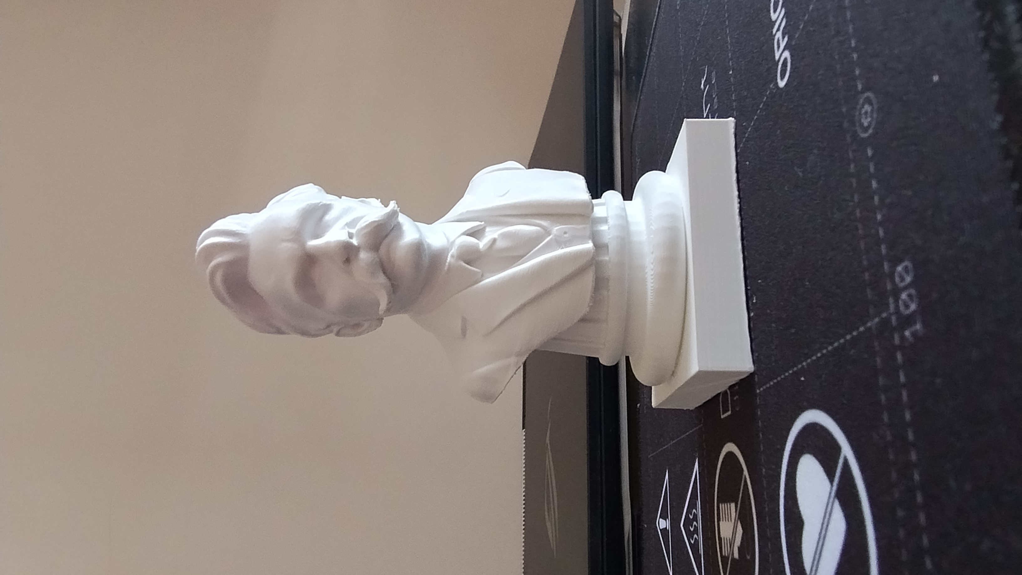 Nietzsche bust with a stand