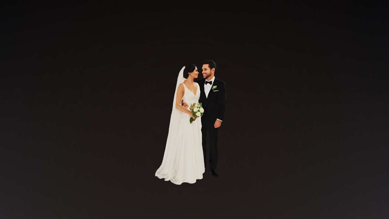 MINIATURE WEDDING COUPLE