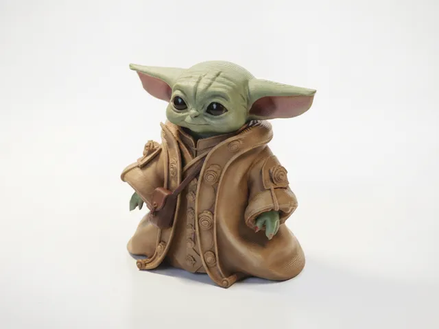 Royal Grogu Figurine Star Wars 3D Printable