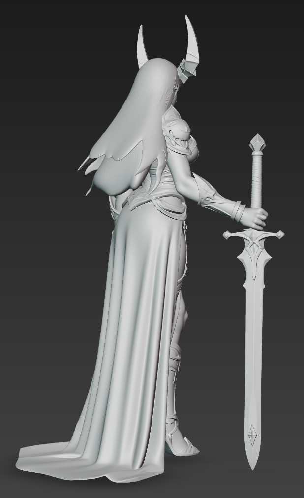 Miniatura 3 do modelo 3D Warrior Princess 3