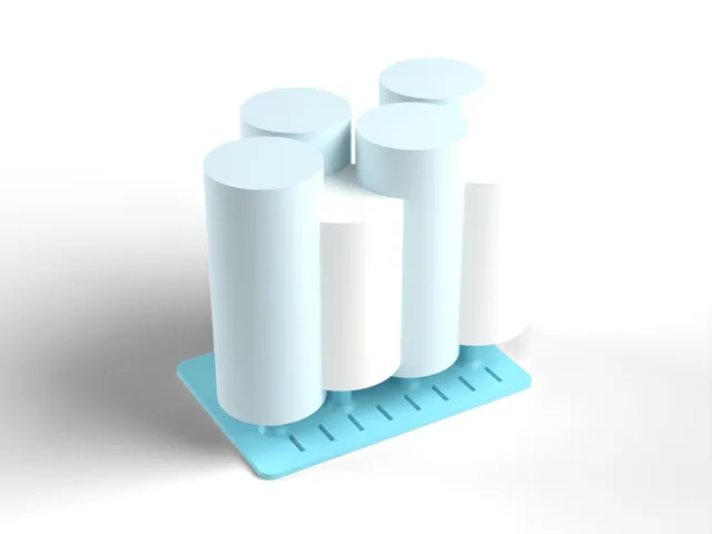 Bottle and Glass Drying Rack - Pegs for Baby Bottles, Water Bottles and Glasses, Drain Slots, No Supports (OpenSCAD)