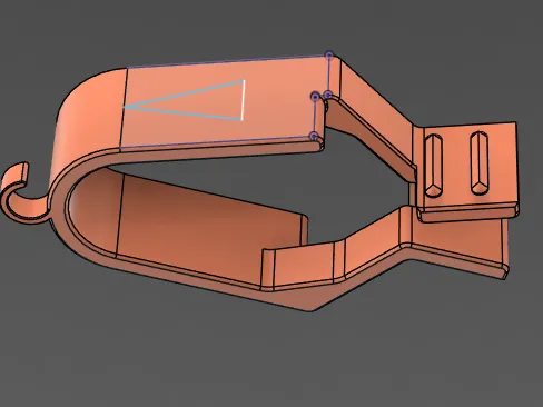 Spring clamp hook with hook