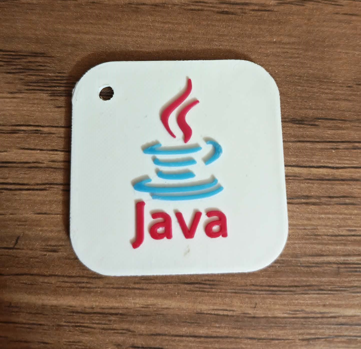 Java logo keychain