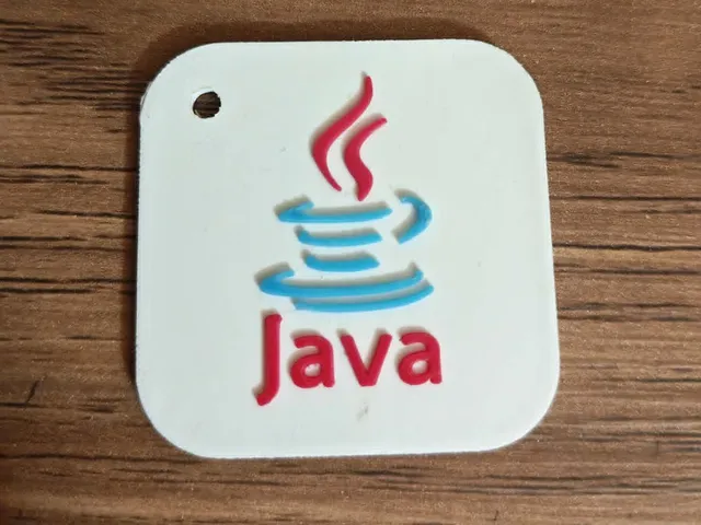 Java logo keychain