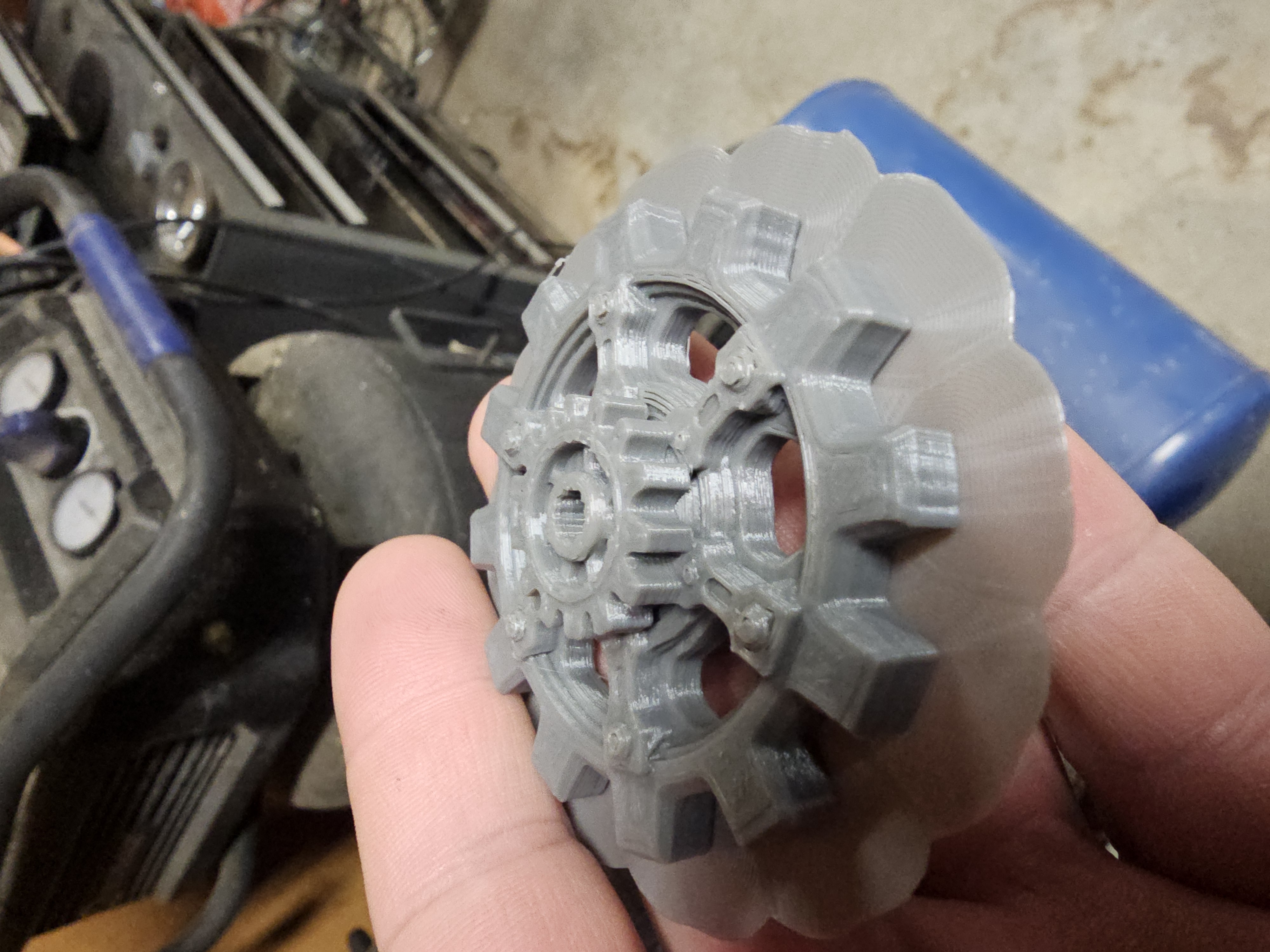 Steam punk gear decoration
