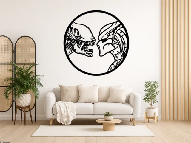 WallArt - Alien vs. Predator