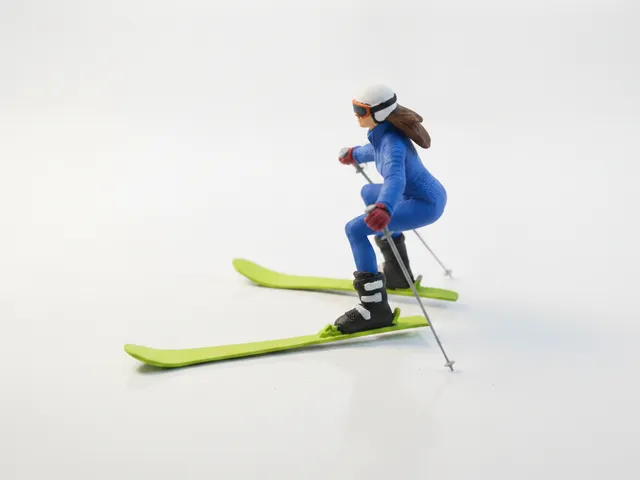 Ski Babe Female Skier Figurine 3D Printable