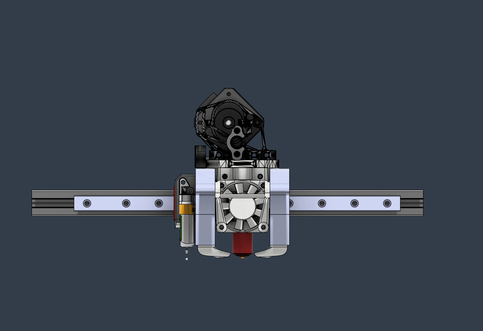 E3VP2 Full CAD + Remixes for Ugly Ender 3 V2 Toolhead with Sherpa Mini + Sherpa Micro + Dual 5015 fans + Volcano + ADXL345 Nozzle Mount (Files belong to their respective and linked owners.)