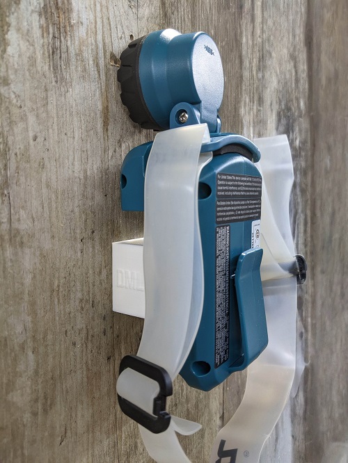 Makita DML800 18V LXT Lithium-Ion Cordless LED Headlamp Hanger Wall Mount Holder Easy Print