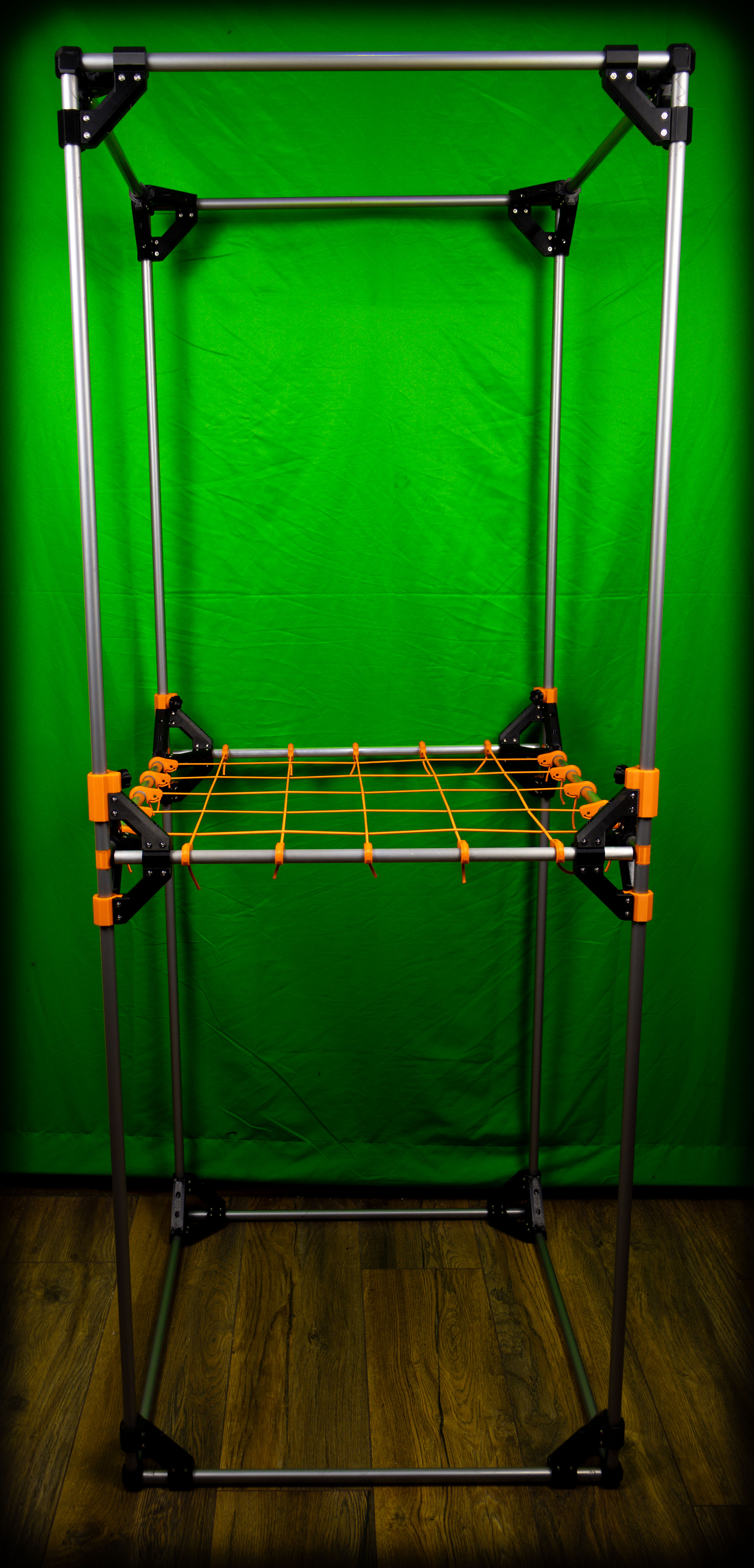 "The Frame & The Lift" (Part 2/3 of SCROG - System MXG_2) greenhouse enclosure fume hood