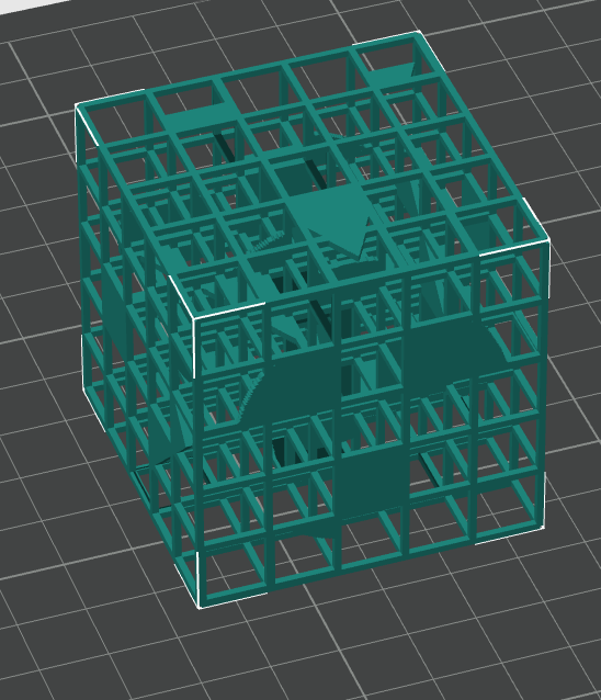 Perspective cube basic shapes