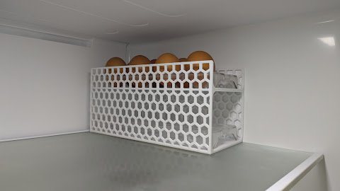 Refrigerator Shelf for stacking egg trays