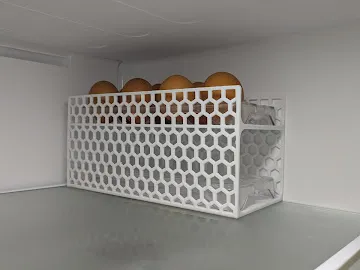 Refrigerator Shelf for stacking egg trays