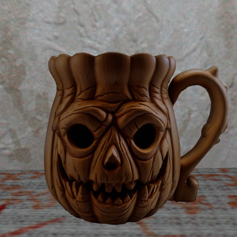 Halloween Mugg supportless FDM easyprint