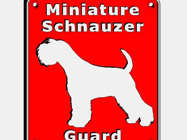Miniature Schnauer - Guard Plate -Take a look to my other models.