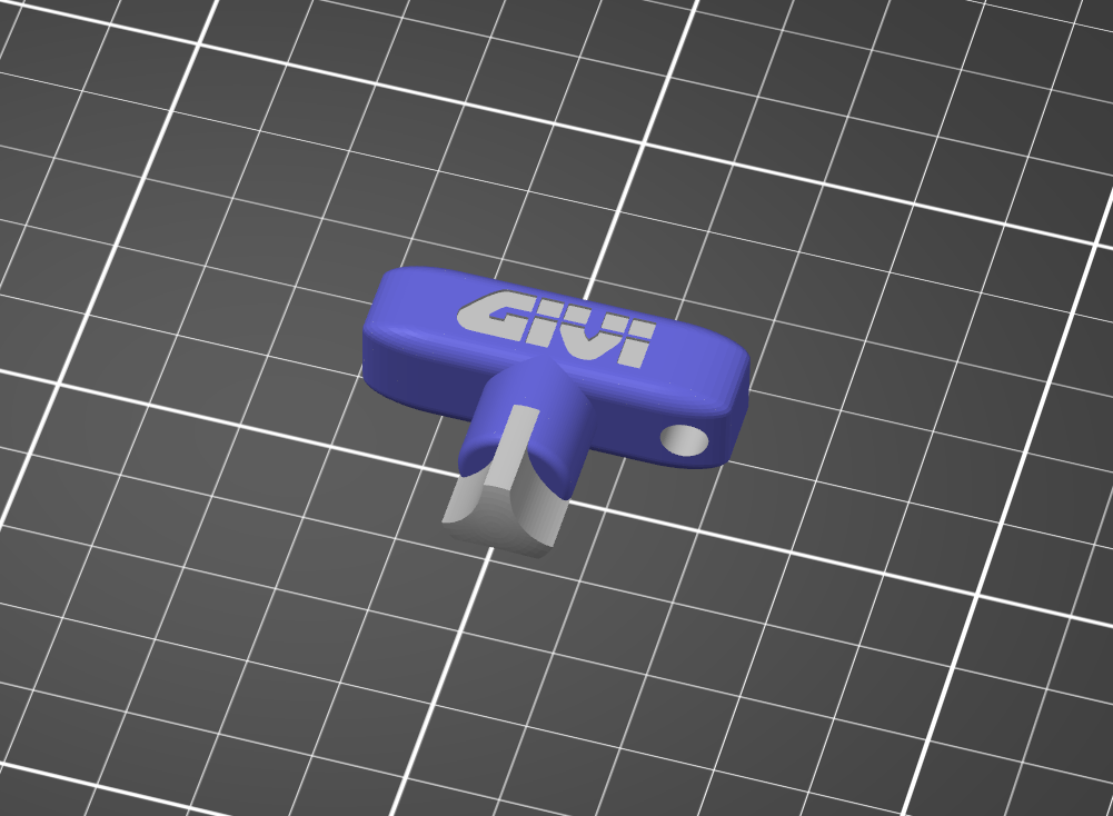 GIVI, Kappa rapid release key for PLR / PLOR and KLR / KLXR / KLOR