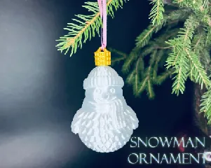 Christmas tree Snowman ornament - collection 2025