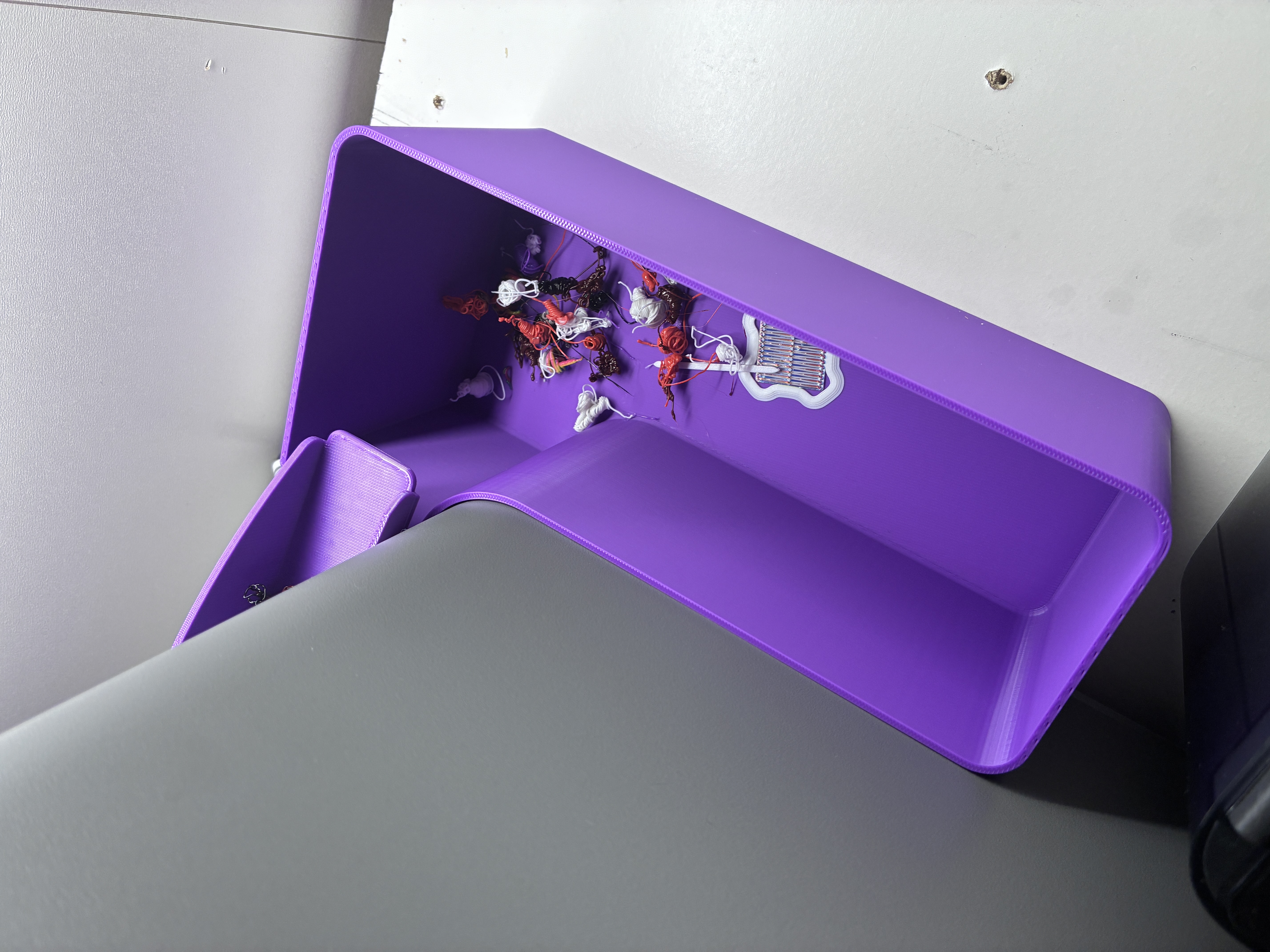 Filament Poop Bin - Right side+box Bambulab P2S