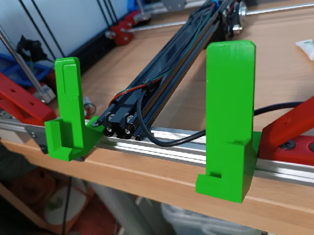 Soporte para telefono movil al perfil V-Slot