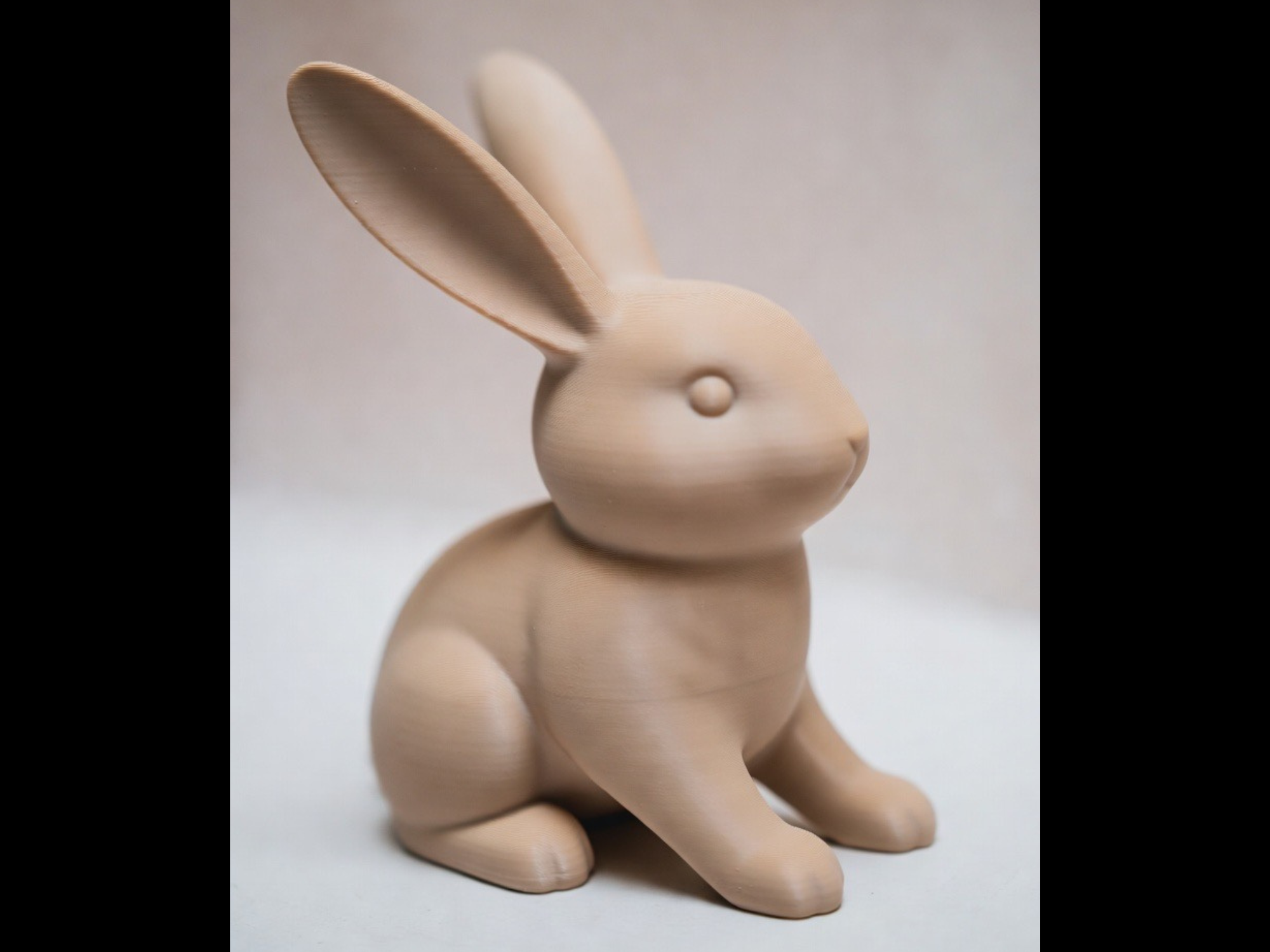 Modern Minimalist Bunny Sculpture