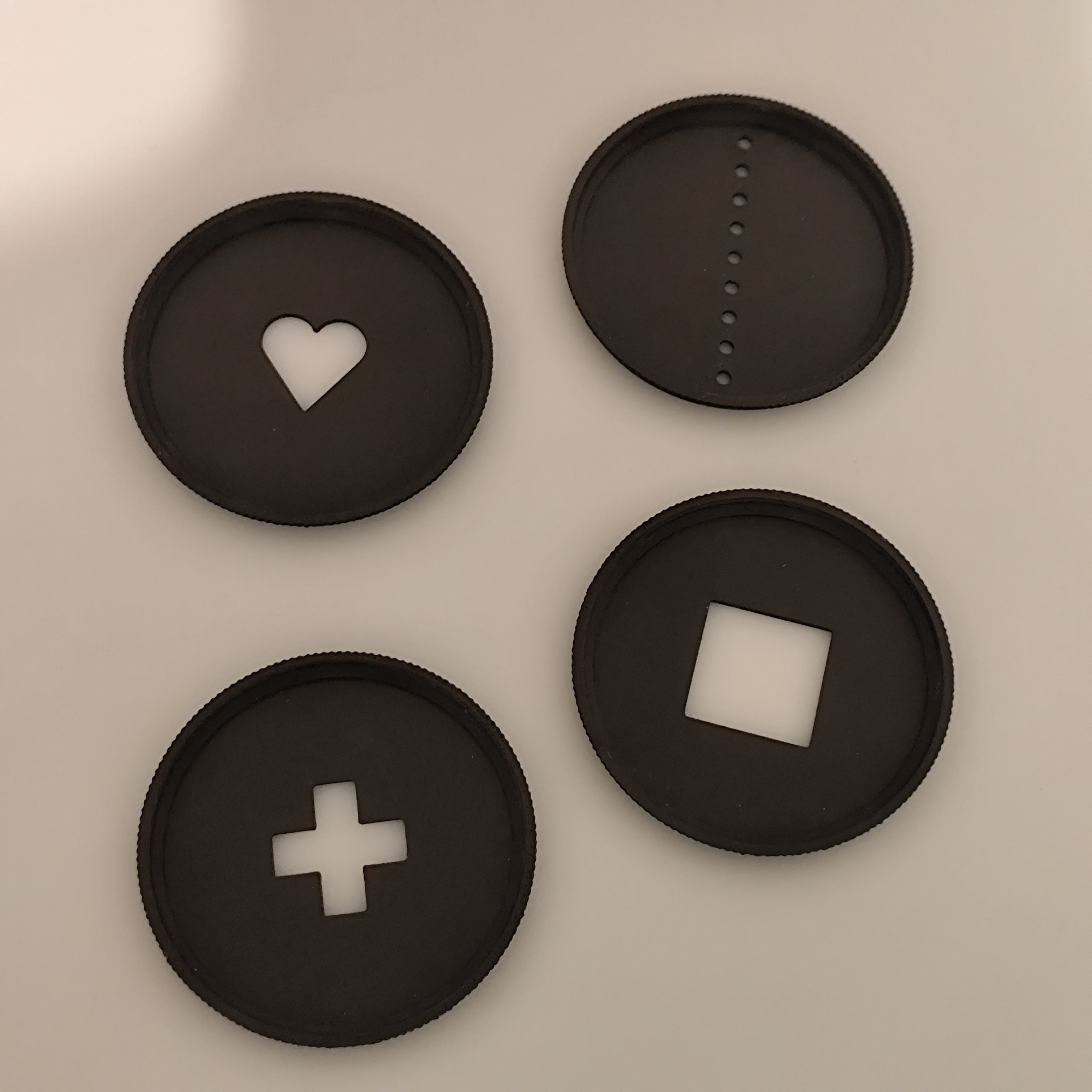 62mm lenses bokeh filters 3D model