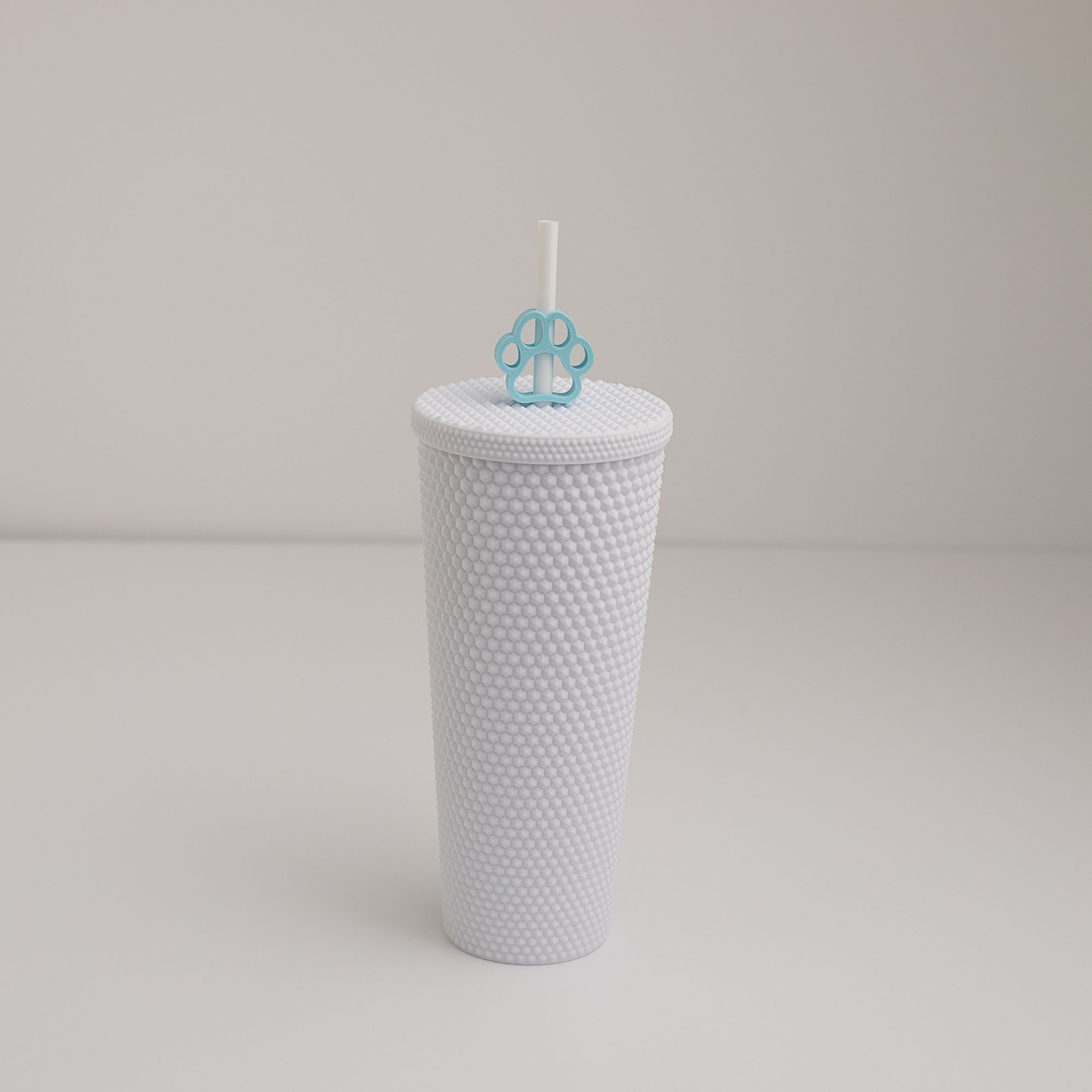 Dog Paw Straw Topper, 9mm Hole, Paw Print Straw Buddy, Tumbler Accessories by TacoDimension