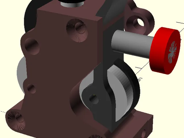 HGX Lite 2.0 (oblique tooth) extruder mock-up model