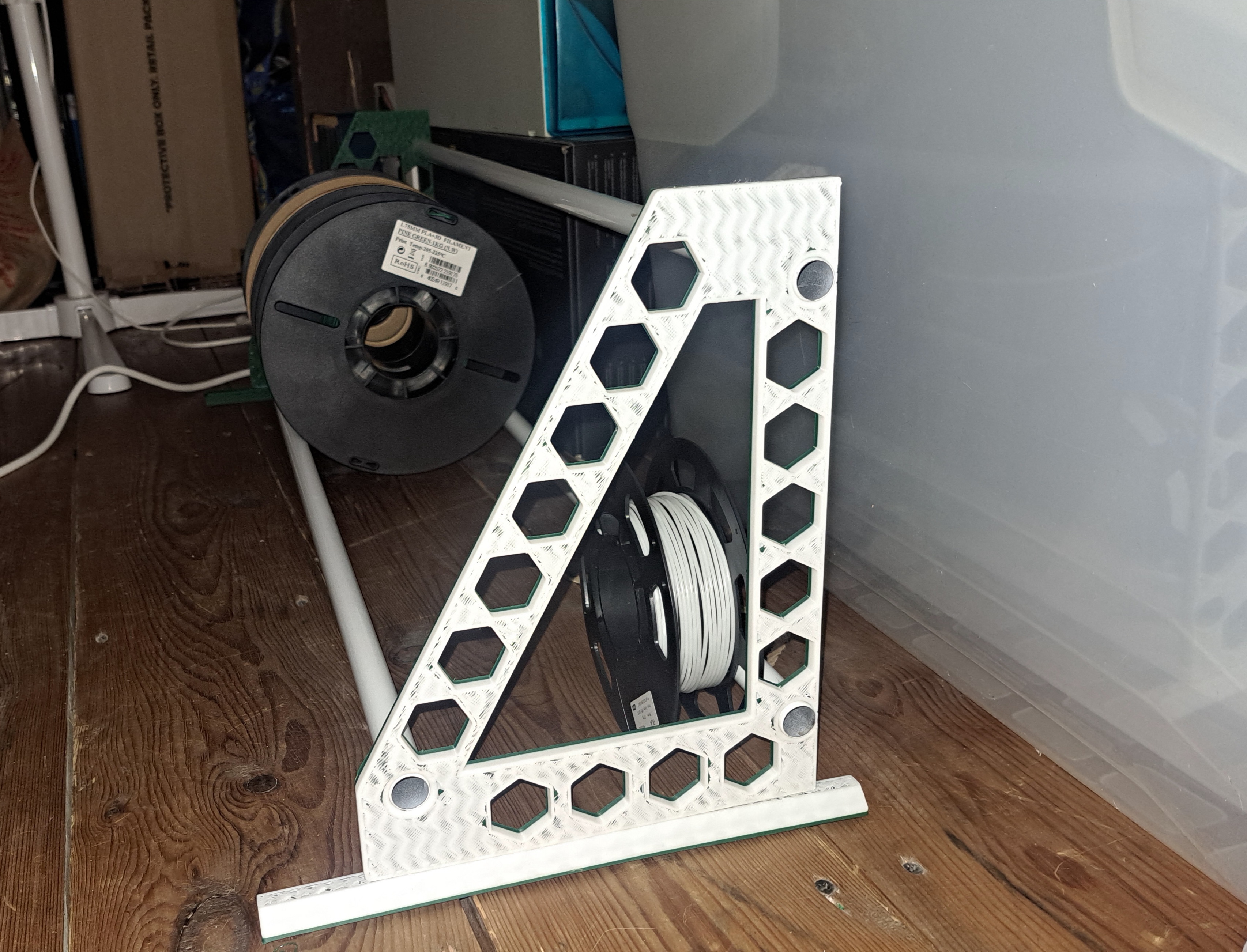 Floor Mounted Spool Rack by PedroKxi | Download free STL model ...