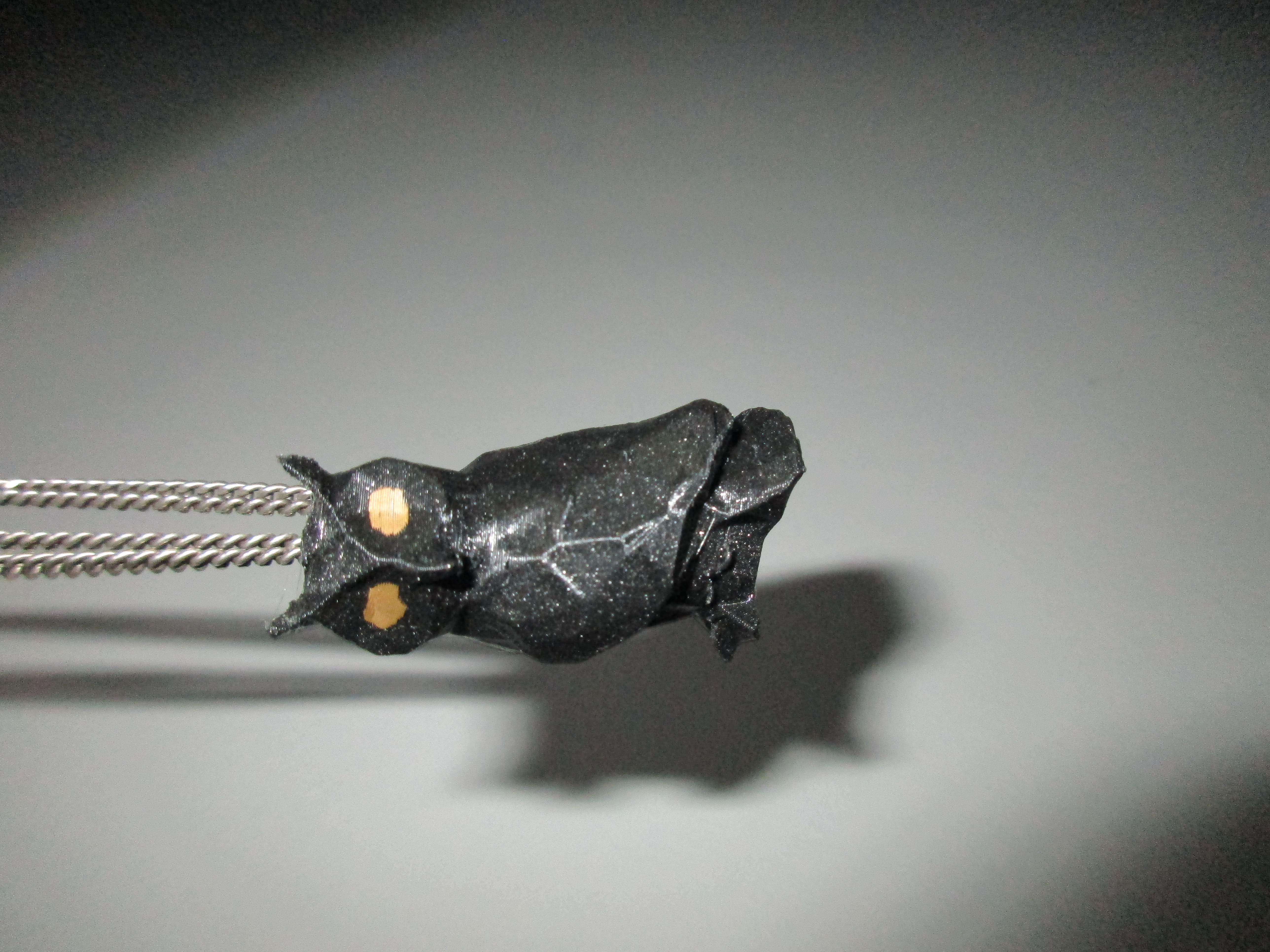 Low Poly Owl Amulet / Medaillon
