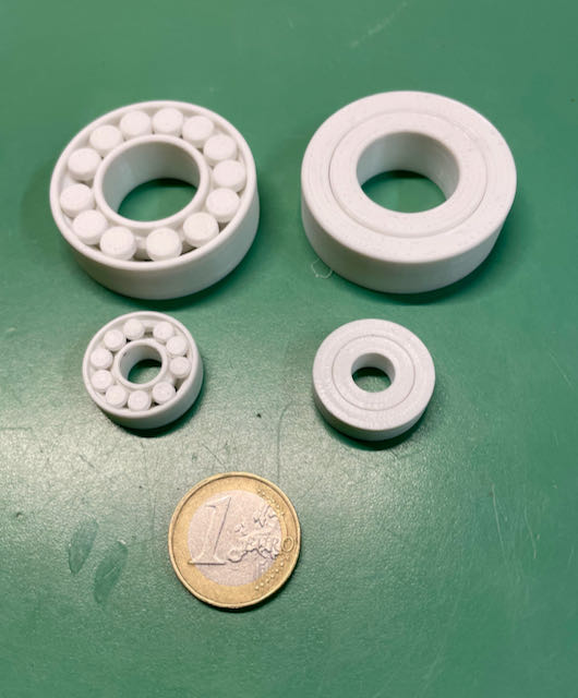 Parametric roller and slide bearing (Updated)