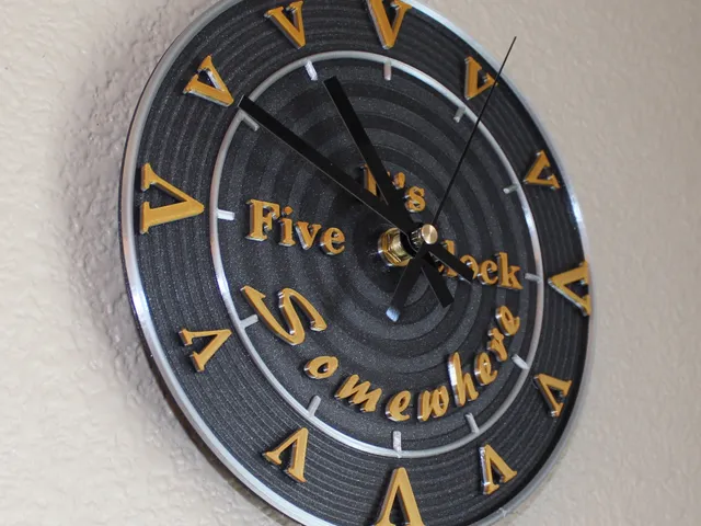 It's 5 o'clock somewhere clock