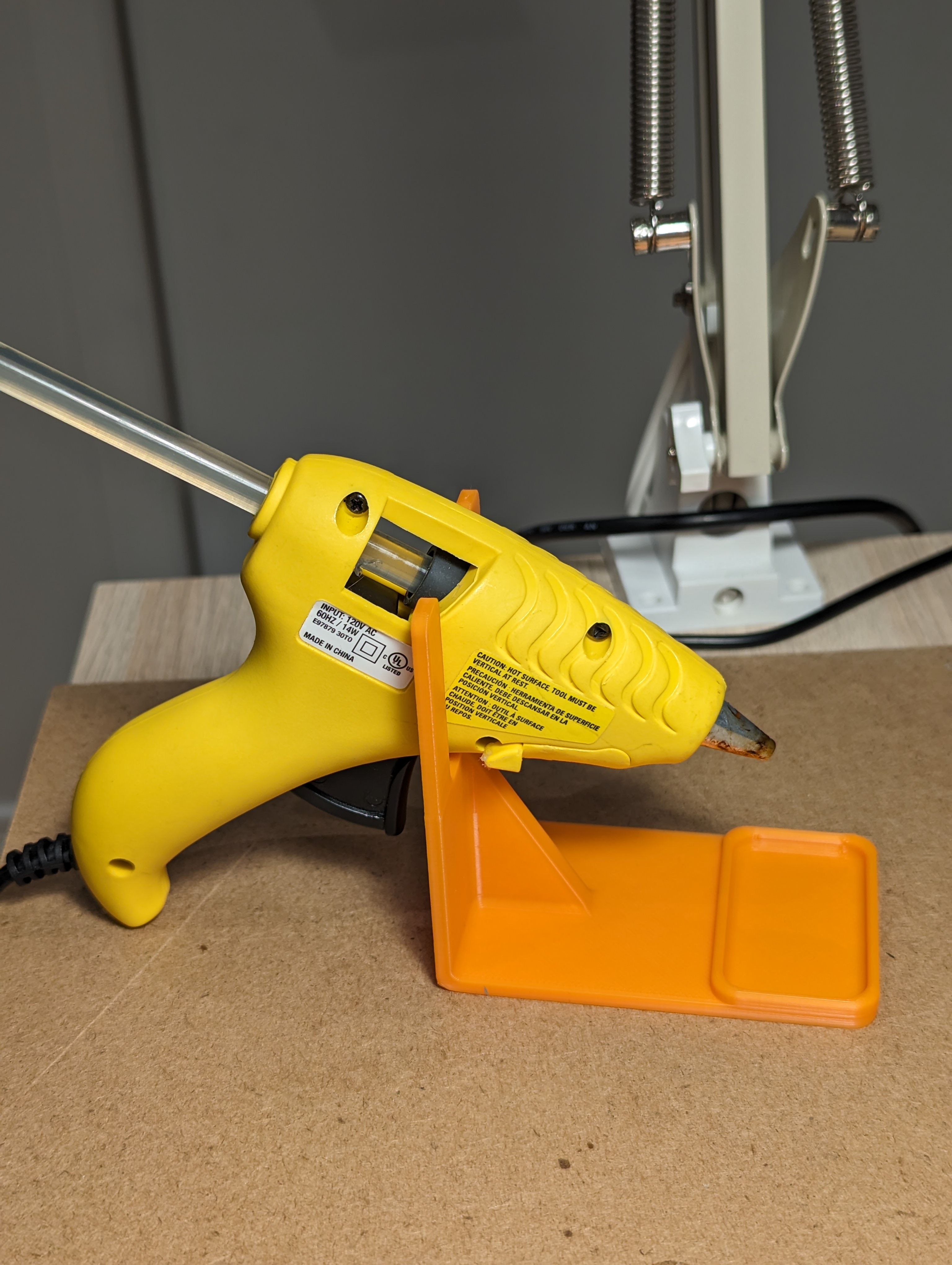 Minimalist glue gun holder by Stas911, Download free STL model