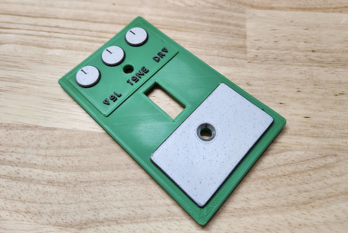 Guitar pedal light switch