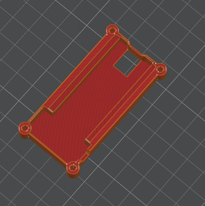 Heltec LoRa32 Minimal Case -Bottom- With Battery Hole