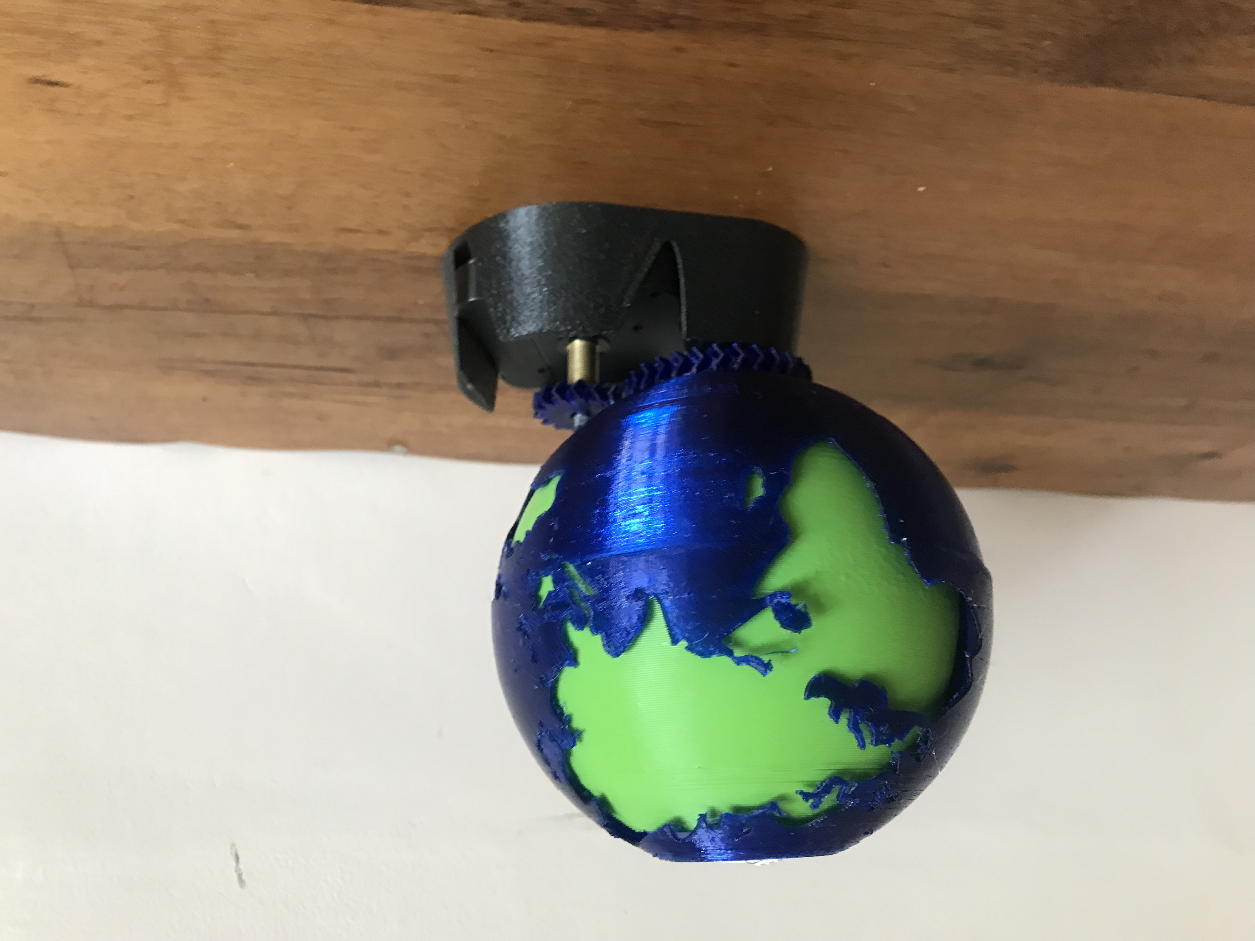 "The Earth in Time" Clock + Night Light