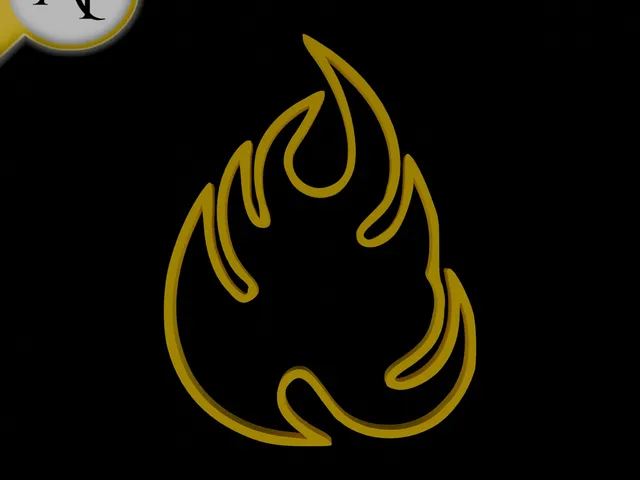 Simple Flame Symbol - 2D Art