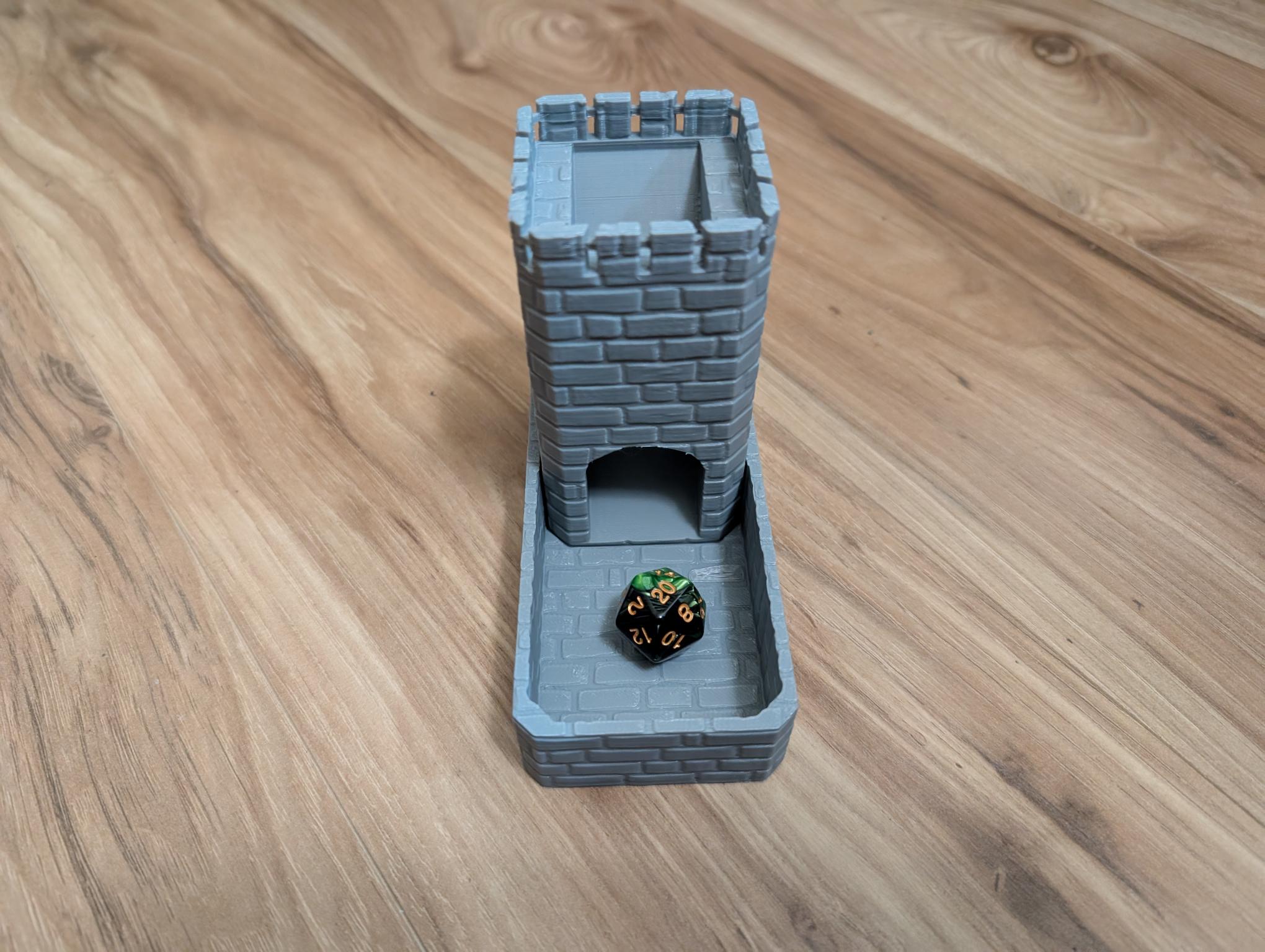 Simple Stone Dice Tower v1 and v2