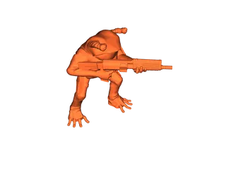 Rifle Frog Alien (Pre-Supported) (Star Wars Legion Scale) by Benster ...