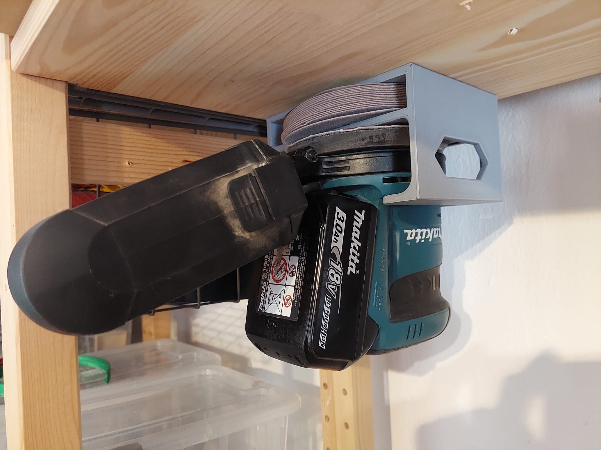 Random orbit sander holder by Johannes_the_Enginöör Download free STL