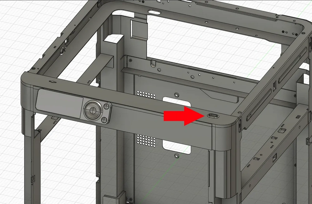 P1P / P1S Front Cover Plug Flush Fit by morphf Download free STL